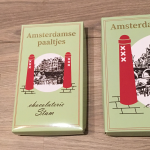 Chocolade Amsterdamse paaltjes (16 stuks)