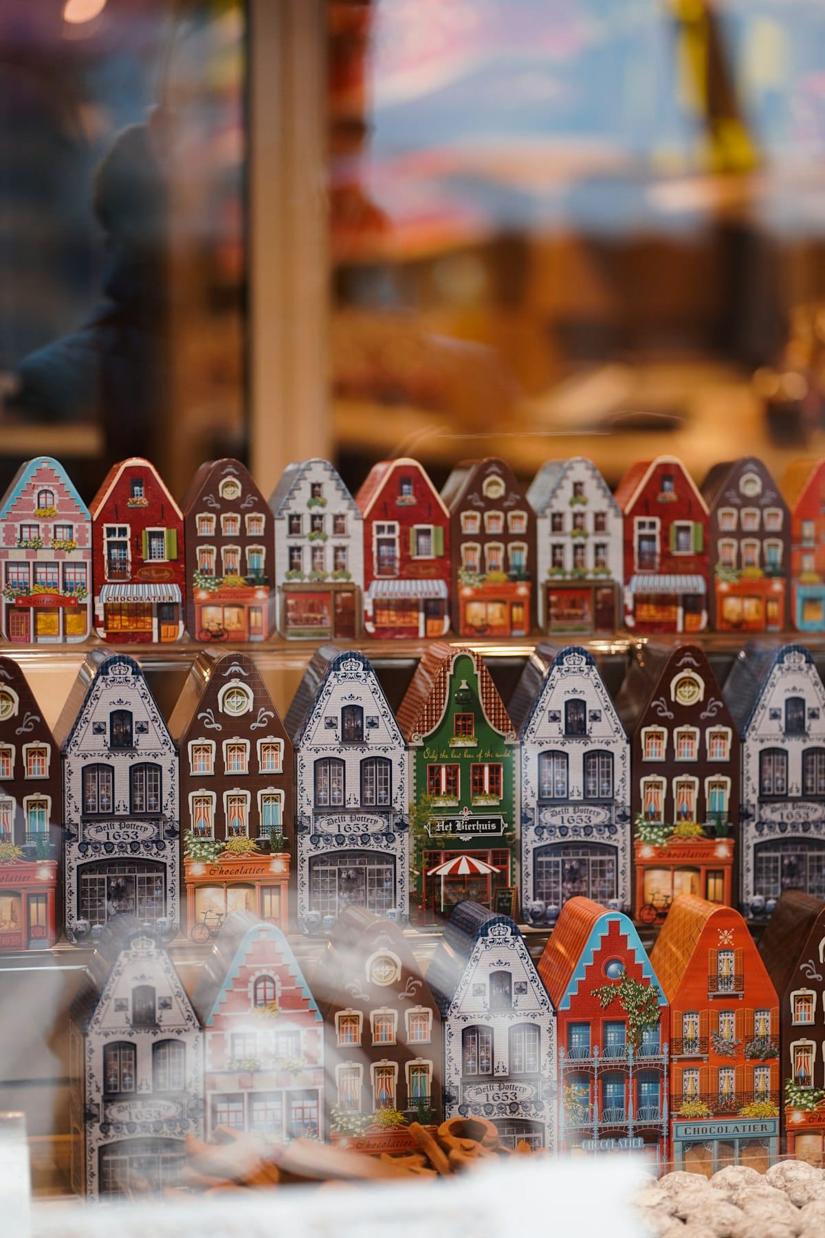 Chocolade winkel met ambachtelijke bonbons