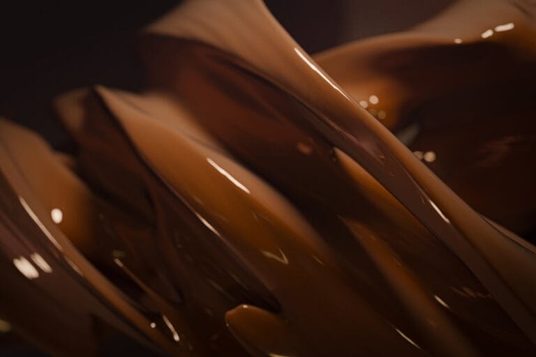 glanzende chocolade ganache voor taart en bonbons